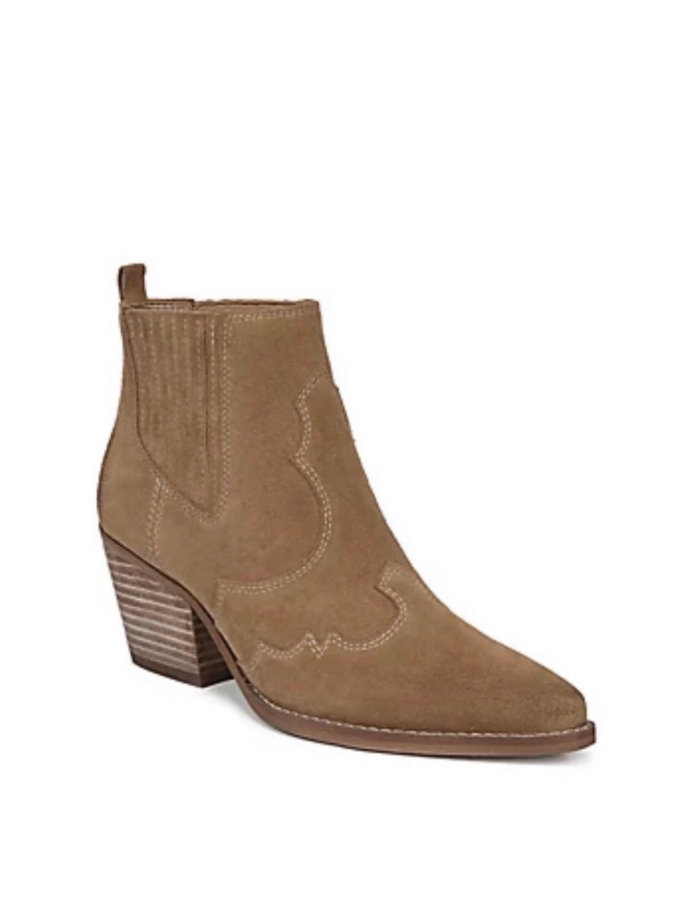 Sam Edelman Winona  Suede Western Chelsea Boot